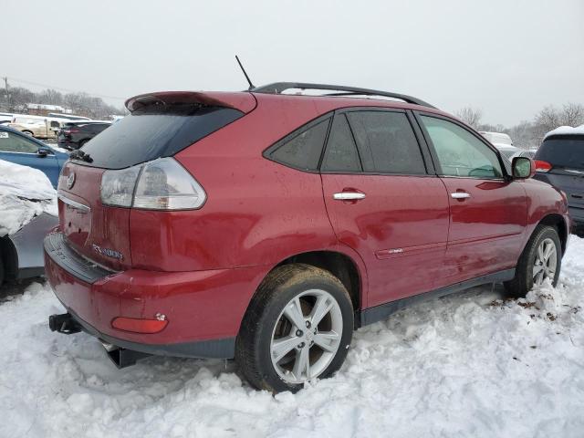 JTJGW31U682007032 - 2008 LEXUS RX 400H RED photo 3