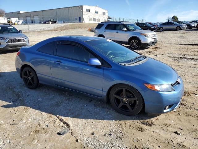 2HGFG12846H524546 - 2006 HONDA CIVIC EX BLUE photo 4