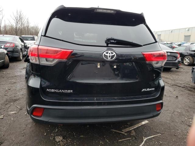 5TDJZRFH9KS611091 - 2019 TOYOTA HIGHLANDER SE BLACK photo 6