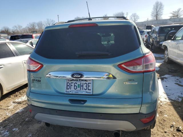 1FMCU0HX7DUB08239 - 2013 FORD ESCAPE SEL BLUE photo 6