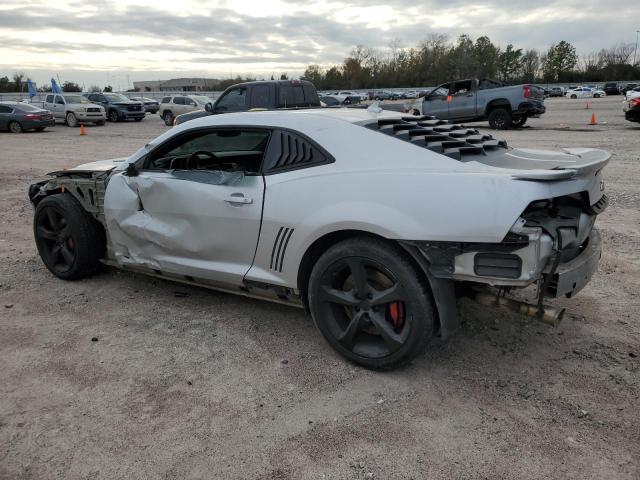 2G1FH1EJ6F9213505 - 2015 CHEVROLET CAMARO SS SILVER photo 2