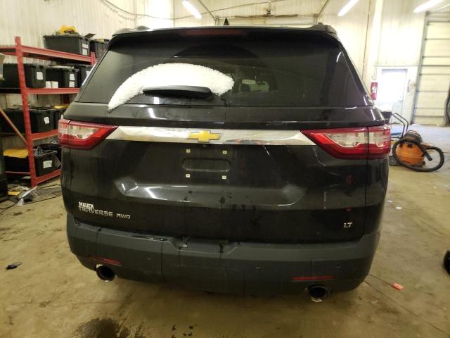 1GNEVGKW0MJ125248 - 2021 CHEVROLET TRAVERSE LT BLACK photo 6