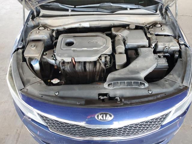 5XXGT4L35GG025407 - 2016 KIA OPTIMA LX BLUE photo 11