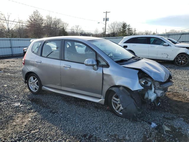 JHMGD38607S027497 - 2007 HONDA FIT S GRAY photo 4