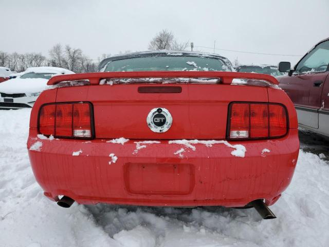 1ZVFT85H165223137 - 2006 FORD MUSTANG GT RED photo 6