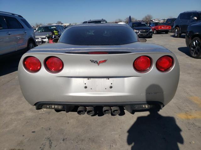 1G1YY26U975102923 - 2007 CHEVROLET CORVETTE SILVER photo 6