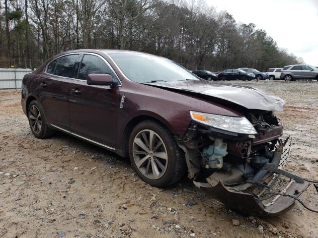 1LNHM93R49G618749 - 2009 LINCOLN MKS BURGUNDY photo 4