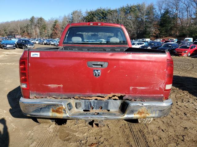 3D7KS28D06G140596 - 2006 DODGE RAM 2500 ST RED photo 6