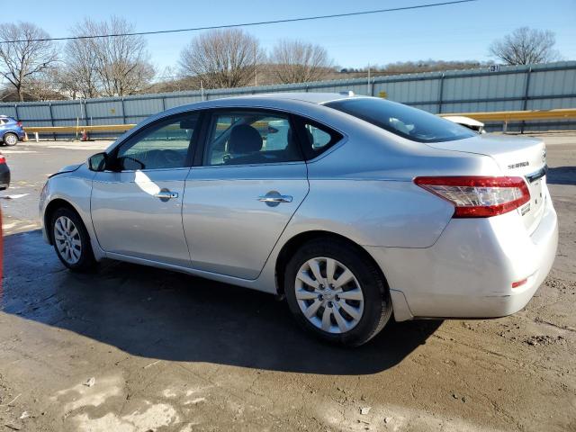 3N1AB7AP1DL779231 - 2013 NISSAN SENTRA S SILVER photo 2