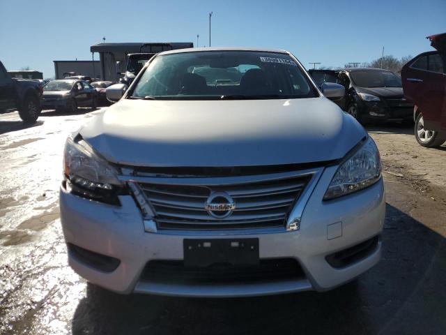 3N1AB7AP1DL779231 - 2013 NISSAN SENTRA S SILVER photo 5