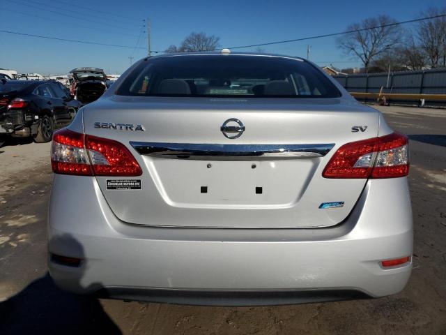 3N1AB7AP1DL779231 - 2013 NISSAN SENTRA S SILVER photo 6