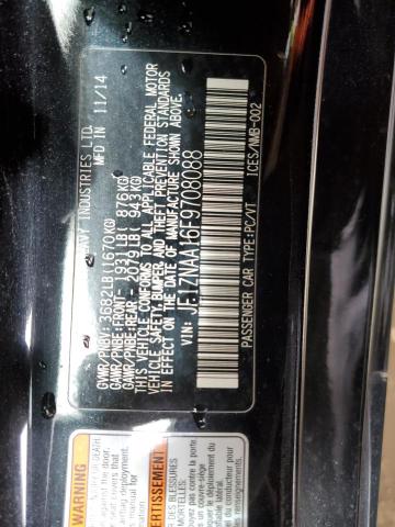 JF1ZNAA16F9708088 - 2015 TOYOTA SCION FR-S შავი ფოტო 12