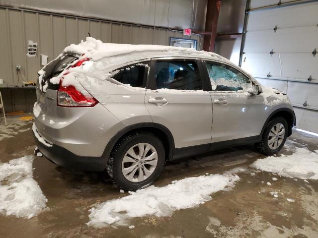 2HKRM4H71DH664093 - 2013 HONDA CR-V EXL SILVER photo 3