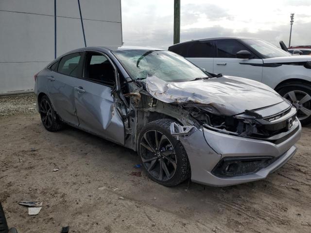 2HGFC2F80KH598598 - 2019 HONDA CIVIC SPORT SILVER photo 4