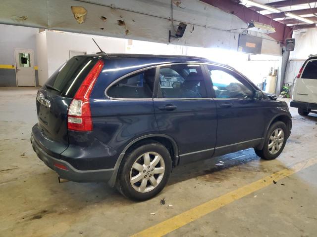 JHLRE38727C029037 - 2007 HONDA CR-V EXL BLUE photo 3