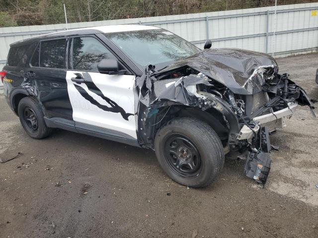 1FM5K8AB8MGA86553 - 2021 FORD EXPLORER POLICE INTERCEPTOR ორფეროვანი ფოტო 4