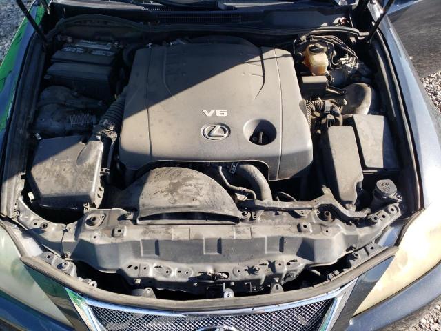 JTHBF5C28A5127549 - 2010 LEXUS IS 250 GRAY photo 11