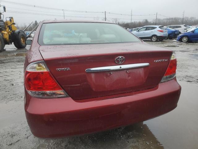 4T1BE32K95U061515 - 2005 TOYOTA CAMRY LE BURGUNDY photo 6