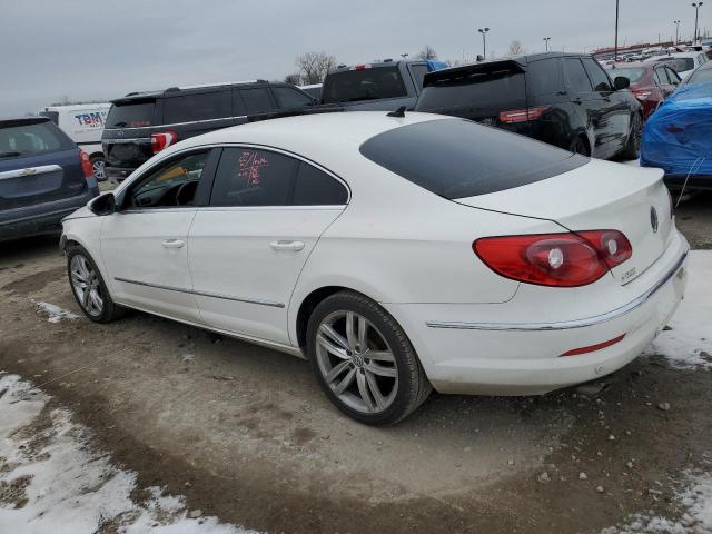 WVWML73C19E567650 - 2009 VOLKSWAGEN CC SPORT WHITE photo 2