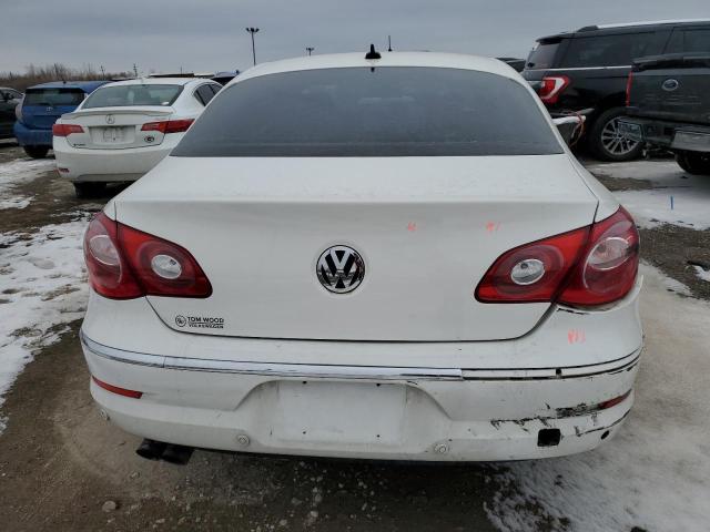 WVWML73C19E567650 - 2009 VOLKSWAGEN CC SPORT WHITE photo 6