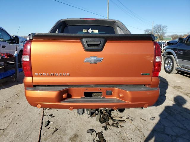 3GNEC120X8G236282 - 2008 CHEVROLET AVALANCHE C1500 ORANGE photo 6