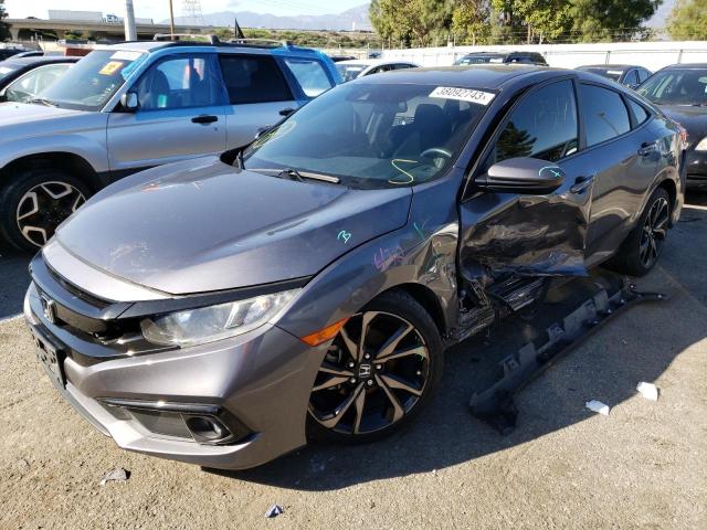 2HGFC2F88LH511581 - 2020 HONDA CIVIC SPORT CHARCOAL photo 1