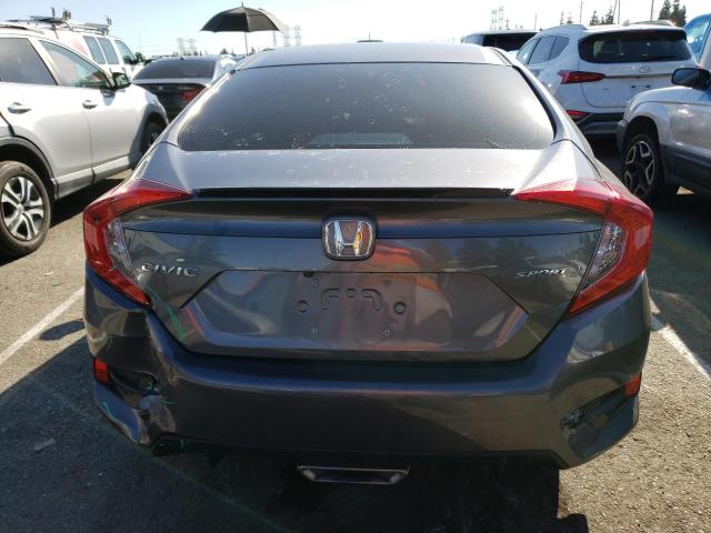 2HGFC2F88LH511581 - 2020 HONDA CIVIC SPORT CHARCOAL photo 6