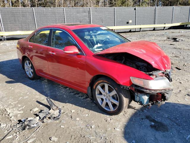 JH4CL96855C004006 - 2005 ACURA TSX RED photo 4