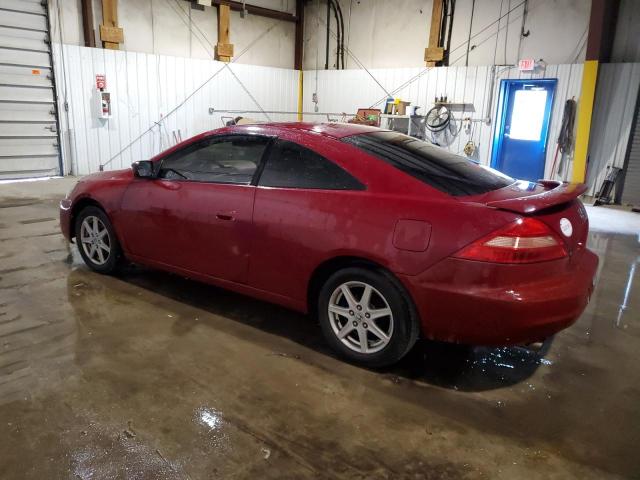 1HGCM82663A029391 - 2003 HONDA ACCORD EX RED photo 2