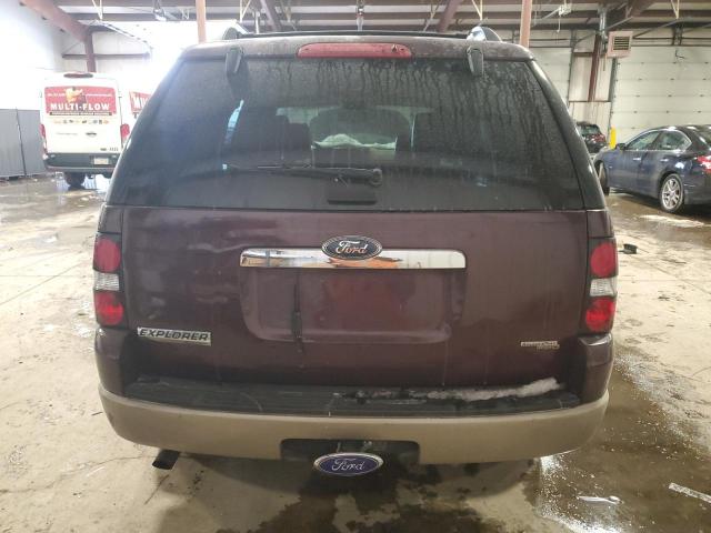 1FMEU74E77UB33328 - 2007 FORD EXPLORER EDDIE BAUER BURGUNDY photo 6