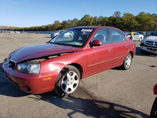 KMHDN45D82U436642 - 2002 HYUNDAI ELANTRA GLS RED photo 1