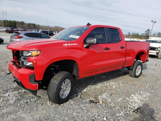 1GCRWBEK0NZ220222 - 2022 CHEVROLET SILVERADO C1500 CUSTOM RED photo 1