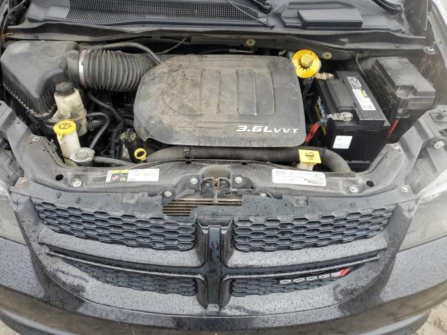 2C4RDGEG2FR671002 - 2015 DODGE GRAND CARA R/T BLACK photo 12