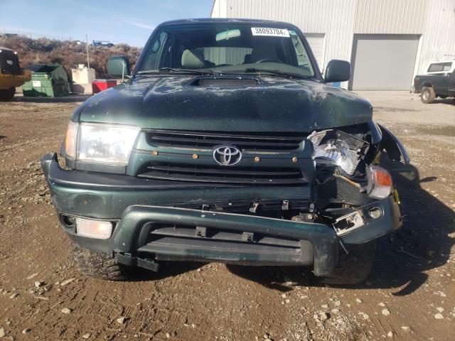 JT3HN86R910331674 - 2001 TOYOTA 4 RUNNER SR5 GREEN photo 5