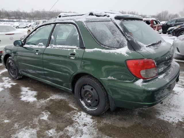 JF1GG65542H831772 - 2002 SUBARU IMPREZA TS GREEN photo 2