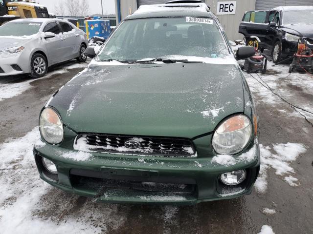 JF1GG65542H831772 - 2002 SUBARU IMPREZA TS GREEN photo 5