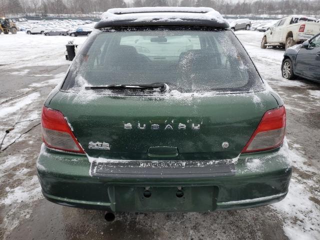 JF1GG65542H831772 - 2002 SUBARU IMPREZA TS GREEN photo 6