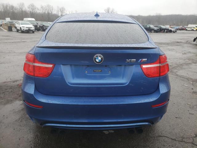 5YMGZ0C57CLK14666 - 2012 BMW X6 M BLUE photo 6