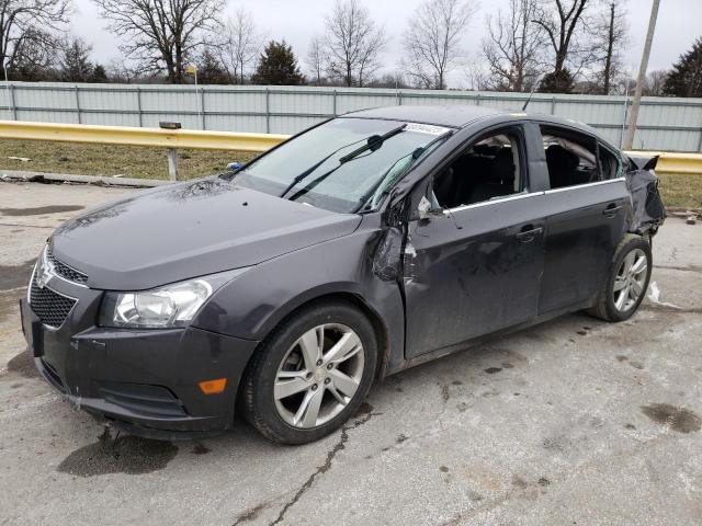 1G1P75SZ7E7283037 - 2014 CHEVROLET CRUZE GRAY photo 1