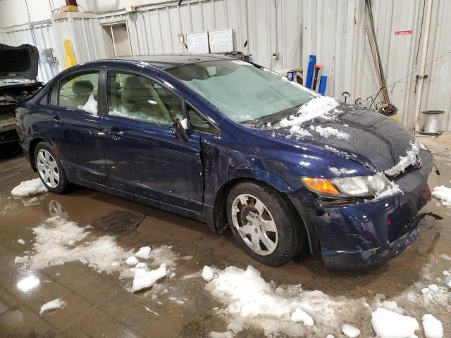 1HGFA16556L125133 - 2006 HONDA CIVIC LX BLUE photo 4