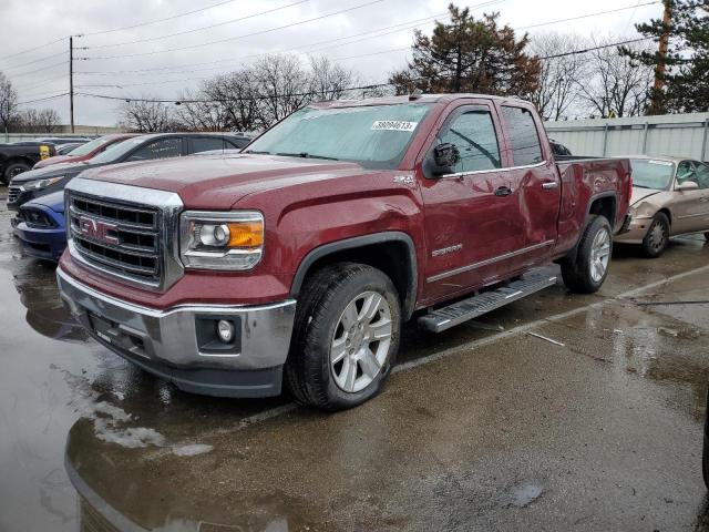 1GTV2VEC0FZ355478 - 2015 GMC SIERRA K1500 SLT MAROON photo 1