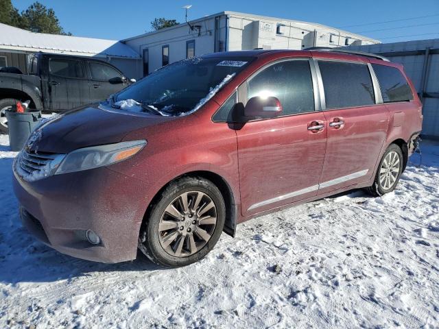 5TDYK3DC4FS625395 - 2015 TOYOTA SIENNA XLE BURGUNDY photo 1