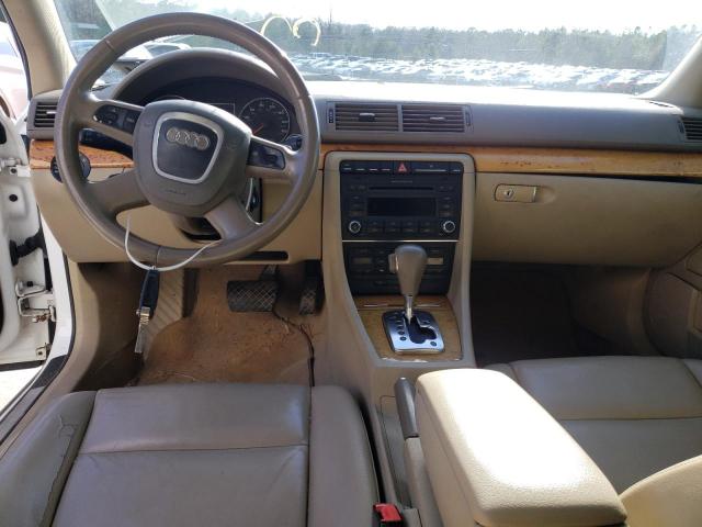 WAUAF78EX8A148011 - 2008 AUDI A4 2.0T WHITE photo 8