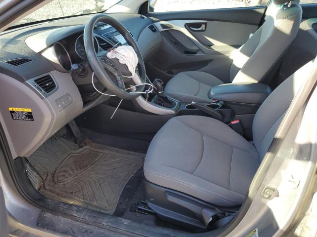 KMHDH4AE0FU252968 - 2015 HYUNDAI ELANTRA SE GRAY photo 7