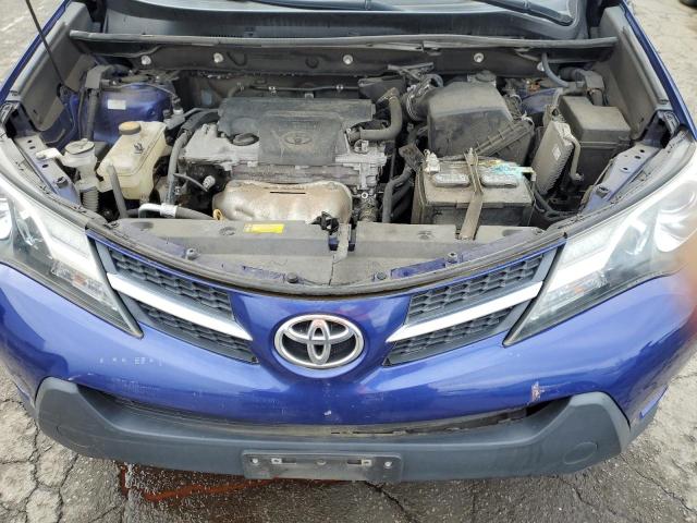 2T3BFREV8FW256178 - 2015 TOYOTA RAV4 LE BLUE photo 11