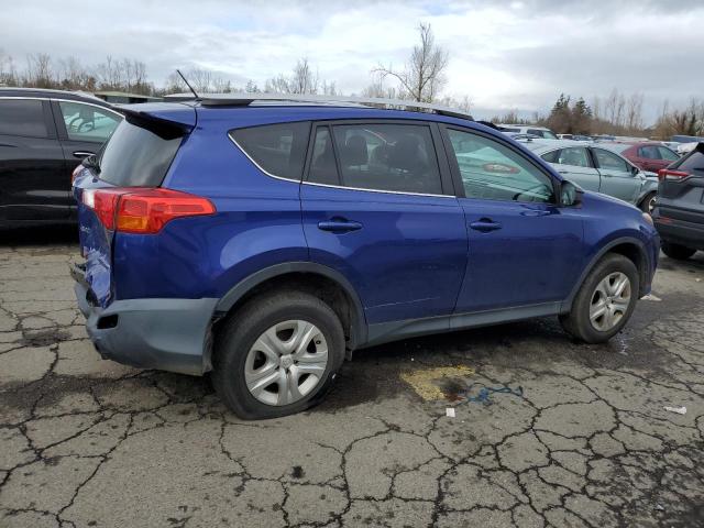 2T3BFREV8FW256178 - 2015 TOYOTA RAV4 LE BLUE photo 3