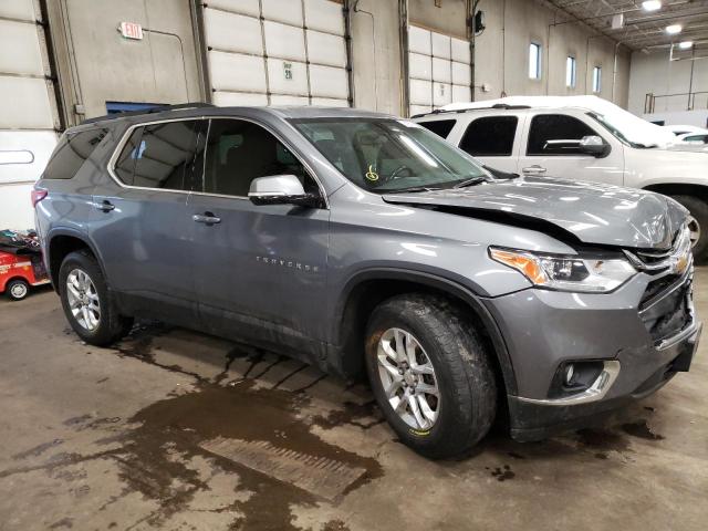 1GNEVGKW2KJ123272 - 2019 CHEVROLET TRAVERSE LT GRAY photo 4