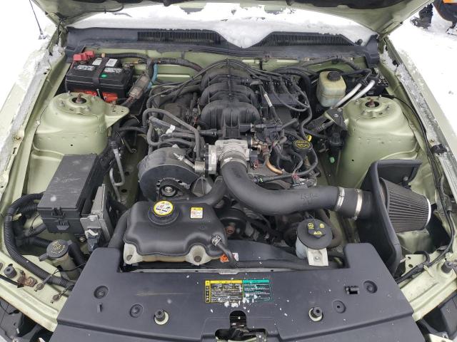 1ZVFT80NX55156713 - 2005 FORD MUSTANG GREEN photo 11