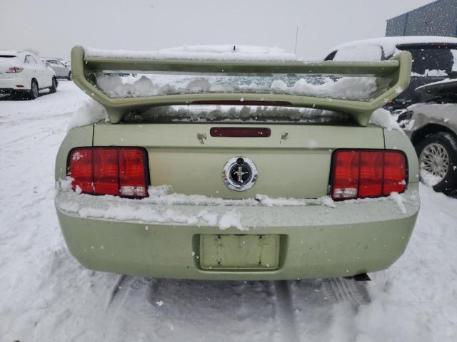 1ZVFT80NX55156713 - 2005 FORD MUSTANG GREEN photo 6