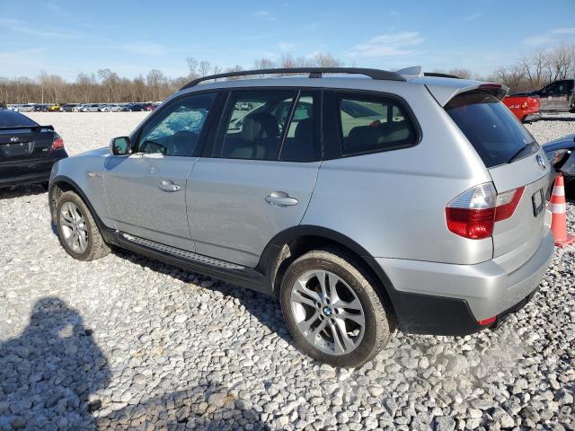 WBXPC93498WJ10808 - 2008 BMW X3 3.0SI SILVER photo 2